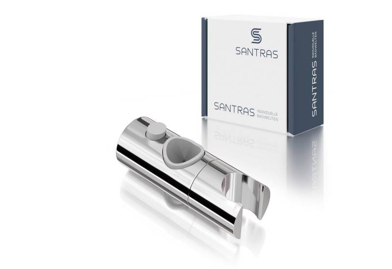Santras Duschstange Gleiter Halterung für Handbrause mit Stange mit ø 18-25mm Santras Duschstange Gleiter Halterung für Handbrause mit Stange mit ø 18-25mm von Santras