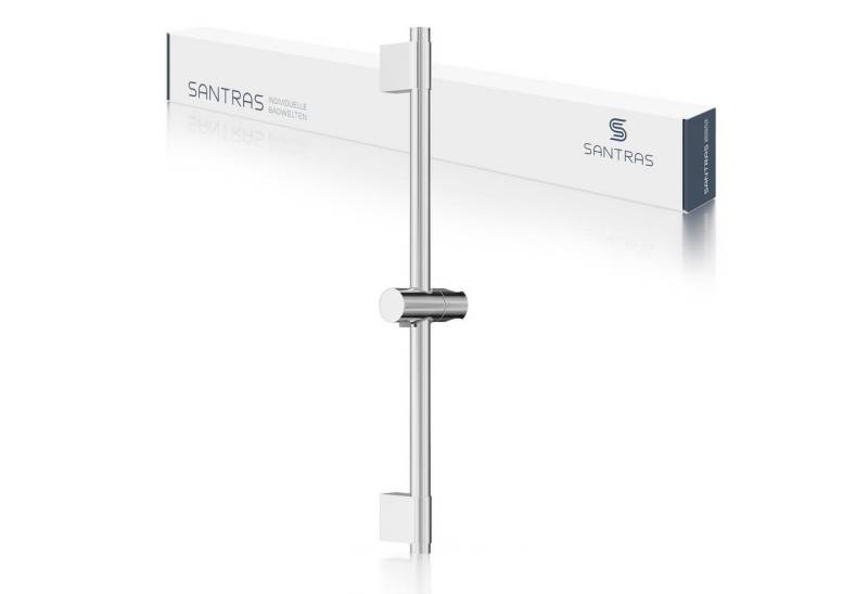 Santras Duschstange SANTRAS® Brausestange in Chrom - 70/90/100 cm Wandstange für Dusche von Santras