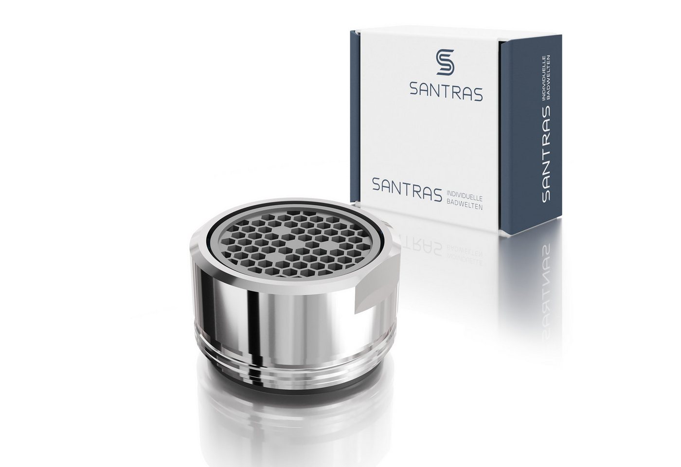 Santras Waschtischarmatur Luftsprudler / Strahlregler M24 in Chrom (1-St) von Santras