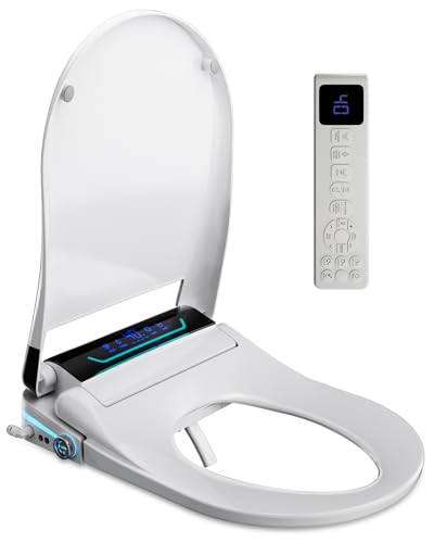 Smart Bidet Toilettensitz mit Düse, Japanische Toilette Sitz Beheizbare Klobrille, Dusch WC mit Automatischem Deckel und Aromatherapie, Elektronisches Bidet mit Warmwasser, Trockner und Nachtlicht Smart Bidet Toilettensitz mit Düse, Japanische Toilette Sitz Beheizbare Klobrille, Dusch WC mit Automatischem Deckel und Aromatherapie, Elektronisches Bidet mit Warmwasser, Trockner und Nachtlicht von Sanyipace
