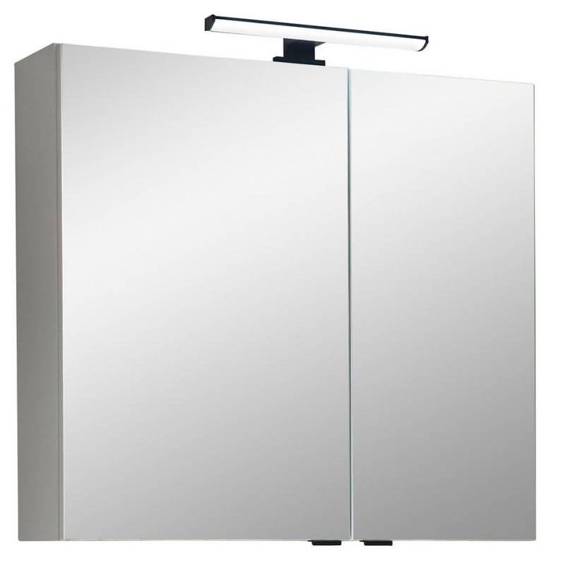 Saphir Badezimmerspiegelschrank Spiegelschrank Quickset 500, 2 Türen, 67cm breit, LED-Aufsatzleuchte inkl. Schalter und Steckdose Saphir Badezimmerspiegelschrank Spiegelschrank Quickset 500, 2 Türen, 67cm breit, LED-Aufsatzleuchte inkl. Schalter und Steckdose von Saphir