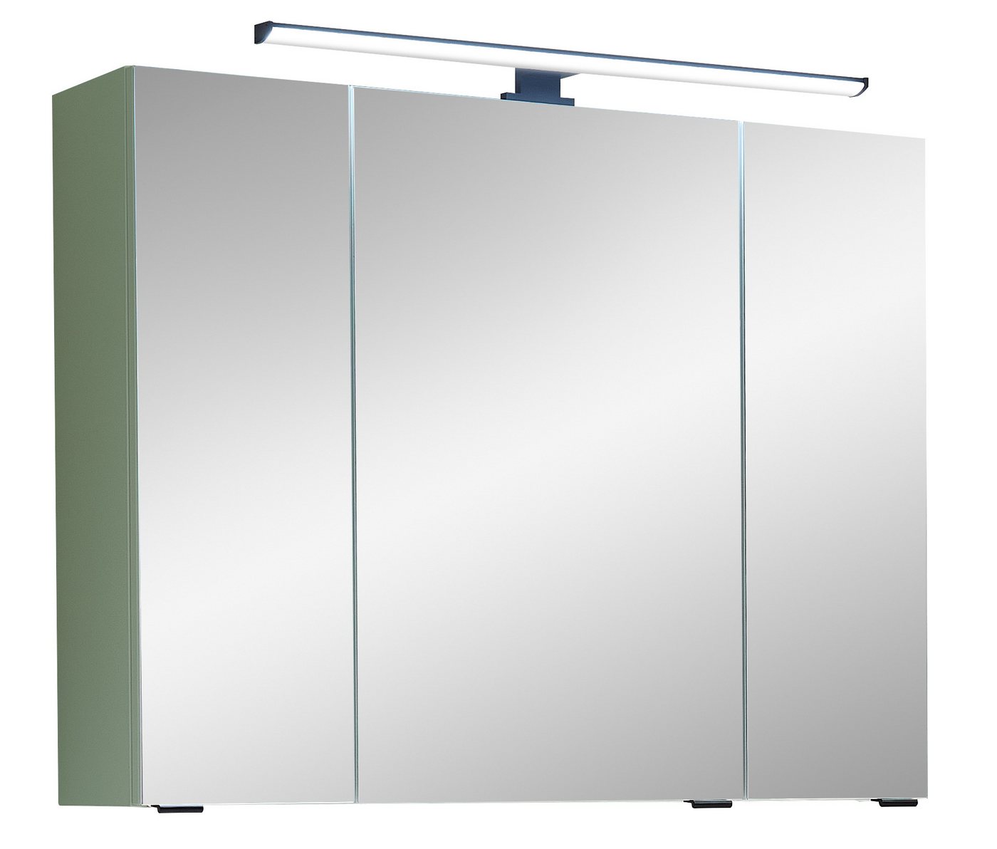 Saphir Badezimmerspiegelschrank Spiegelschrank Quickset 500, 3 Türen, 80cm breit, LED-Aufsatzleuchte inkl. Schalter und Steckdose Saphir Badezimmerspiegelschrank Spiegelschrank Quickset 500, 3 Türen, 80cm breit, LED-Aufsatzleuchte inkl. Schalter und Steckdose von Saphir