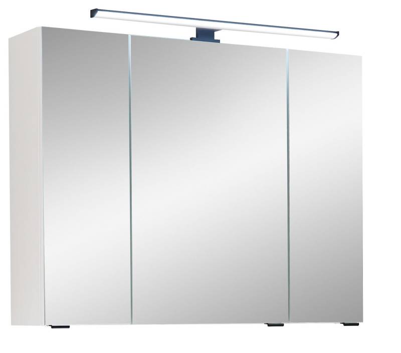 Saphir Badezimmerspiegelschrank Spiegelschrank Quickset 500, 3 Türen, 80cm breit, LED-Aufsatzleuchte inkl. Schalter und Steckdose Saphir Badezimmerspiegelschrank Spiegelschrank Quickset 500, 3 Türen, 80cm breit, LED-Aufsatzleuchte inkl. Schalter und Steckdose von Saphir