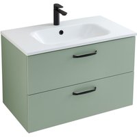 Saphir Badmöbel-Set "Quickset 500, Waschtischunterschrank mit Mineralmarmorwaschtisch" 2 Stk. tlg. von Saphir