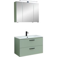 Saphir Badmöbel-Set "Quickset 500, Waschtischunterschrank mit Waschtisch und Spiegelschrank" 3 Stk. tlg. von Saphir