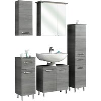 Saphir Badmöbel-Set "Quickset 328 5-teilig, mit Waschbeckenunterschrank, LED-Spiegelschrank", (Set, 5 St.), inkl. Türdämpfern, 8 Türen und 2 Schubladen, ohne Waschbecken von Saphir