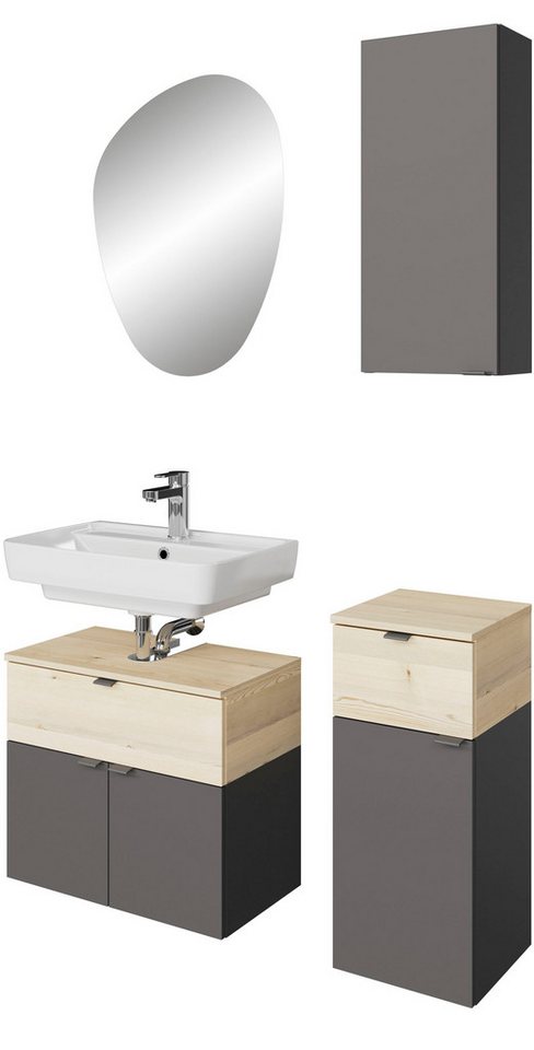 Saphir Badmöbel-Set Quickset 394, (Komplett-Set, 4-St) von Saphir