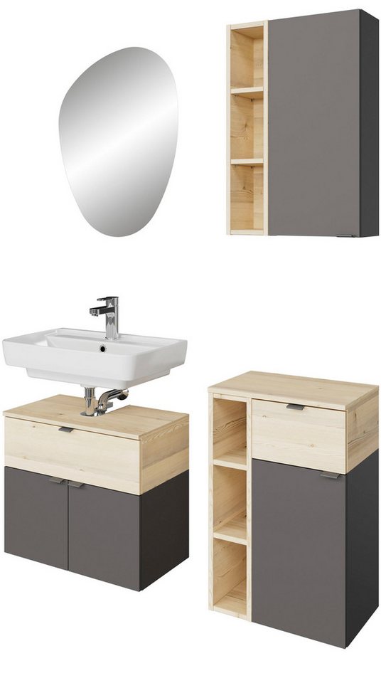 Saphir Badmöbel-Set Quickset 394, (Komplett-Set, 4-St) von Saphir