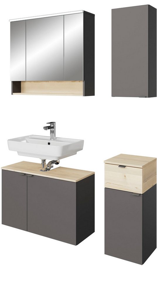 Saphir Badmöbel-Set Quickset 394, (Komplett-Set, 4-St) von Saphir