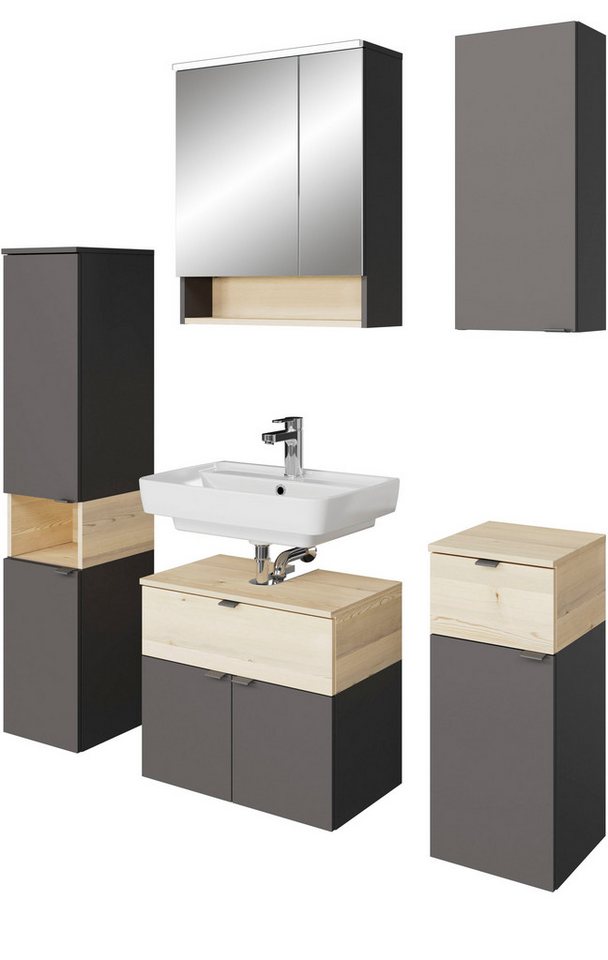 Saphir Badmöbel-Set Quickset 394, (Komplett-Set, 5-St) von Saphir