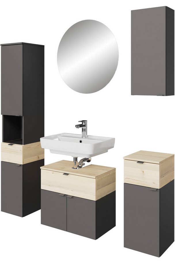 Saphir Badmöbel-Set Quickset 394, (Komplett-Set, 5-St) von Saphir