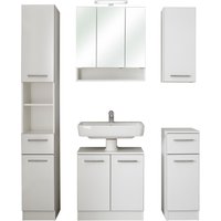 Saphir Badmöbel-Set "Quickset 953 5-teilig, Waschbeckenunterschrank und LED-Spiegelschrank", (Set, 5 St.) von Saphir