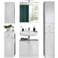 Saphir Badmöbel-Set "Quickset 955 5-teilig, Waschbeckenunterschrank und LED-Spiegelschrank" Set, 5 Stk. tlg. von Saphir