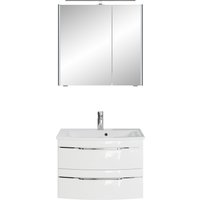 Saphir Badmöbel-Set "Serie 7045 2-teilig Mineralmarmor-Waschtisch mit LED-Spiegelschrank", (Set, 2 St.) von Saphir