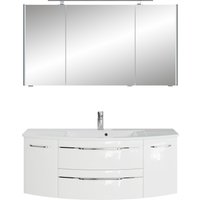 Saphir Badmöbel-Set "Serie 7045 2-teilig Mineralmarmor-Waschtisch mit LED-Spiegelschrank", (Set, 2 St.) von Saphir