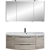 Saphir Badmöbel-Set "Serie 7045 2-teilig Mineralmarmor-Waschtisch mit LED-Spiegelschrank", (Set, 2 St.) von Saphir