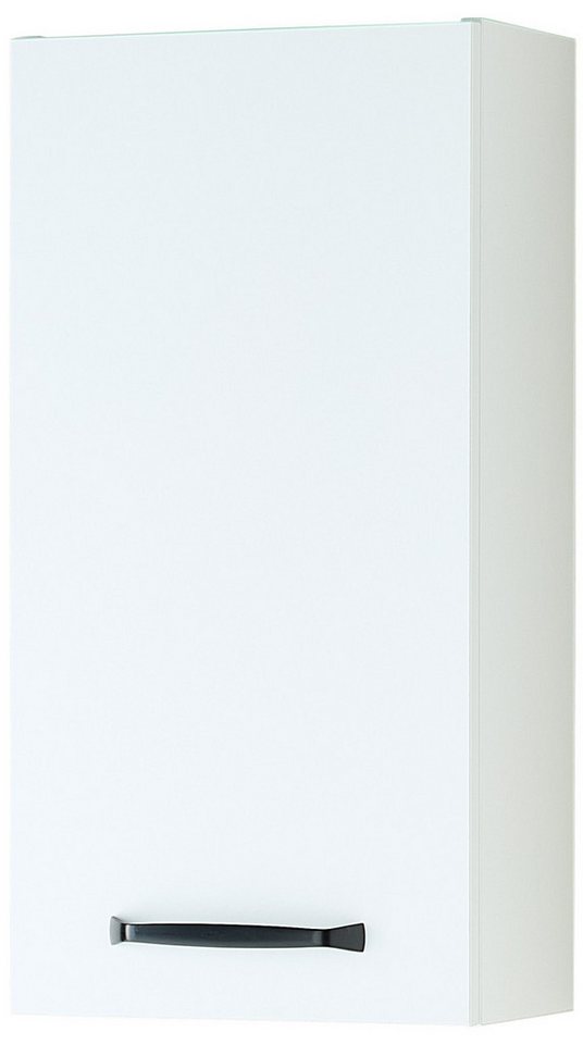 Saphir Hängeschrank Quickset 500, Badschrank 32,4 cm, 1 Tür, 2 Einlegeboden Badezimmer-Hängeschrank, Wandschrank von Saphir