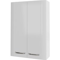 Saphir Hängeschrank "Hängeschrank Serie 3006 Badschrank 50cm, 2 Türen, 2 Glaseinlegeböden" Badezimmer-Hängeschrank inkl. Türdämpfer, Wandschrank 73 cm hoch von Saphir
