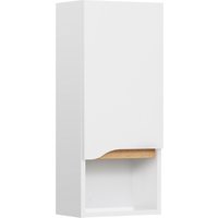 Saphir Hängeschrank "Quickset Wand-Badschrank 30 cm breit mit 1 Tür, 1 offenes Fach", Badezimmer-Hängeschrank inkl. Türdämpfer, grifflos von Saphir