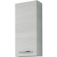 Saphir Hängeschrank "Quickset Wand-Badschrank 30 cm breit mit 1 Tür und 2 Glas-Einlegeböden", Badezimmer-Hängeschrank inkl. Türdämpfer, Griffe in Chrom Glanz von Saphir