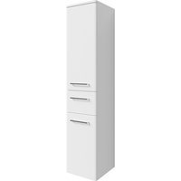 Saphir Midischrank "Quickset 316 Badschrank 30 cm breit, 2 Türen, 1 Schublade", Badezimmer-Midischrank inkl. Türdämpfer, Griffe in Chrom glänzend von Saphir
