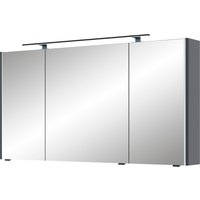 Saphir Spiegelschrank "Serie 7045 Badezimmer-Spiegelschrank inkl. LED-Beleuchtung, 3 Türen", Badschrank 133,2 cm breit, inkl. LEDplus Schalter und Türdämpfer von Saphir