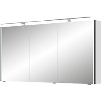 Saphir Spiegelschrank "Serie 7045 Badezimmer-Spiegelschrank inkl. LED-Beleuchtung, 3 Türen", Badschrank 133,2 cm breit, inkl. LEDplus Schalter und Türdämpfer von Saphir