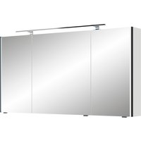 Saphir Spiegelschrank "Serie 7045 Badezimmer-Spiegelschrank inkl. LED-Beleuchtung, 3 Türen", Badschrank 133,2 cm breit, inkl. LEDplus Schalter und Türdämpfer von Saphir