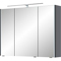Saphir Spiegelschrank "Serie 7045 Badezimmer-Spiegelschrank inkl. LED-Beleuchtung, 3 Türen", Badschrank 93,2 cm breit, inkl. LEDplus Schalter und Türdämpfer von Saphir