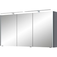 Saphir Spiegelschrank "Serie 7045 Badezimmer-Spiegelschrank inkl. LED-Beleuchtung, 3 Türen", Badschrank 133,2 cm breit, inkl. LEDplus Schalter und Türdämpfer von Saphir