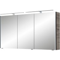 Saphir Spiegelschrank "Serie 7045 Badezimmer-Spiegelschrank inkl. LED-Beleuchtung, 3 Türen", Badschrank 133,2 cm breit, inkl. LEDplus Schalter und Türdämpfer von Saphir