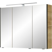 Saphir Spiegelschrank "Serie 7045 Badezimmer-Spiegelschrank inkl. LED-Beleuchtung, 3 Türen", Badschrank 93,2 cm breit, inkl. LEDplus Schalter und Türdämpfer von Saphir