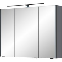 Saphir Spiegelschrank "Serie 7045 Badezimmer-Spiegelschrank inkl. LED-Beleuchtung, 3 Türen", Badschrank 93,2 cm breit, inkl. LEDplus Schalter und Türdämpfer von Saphir