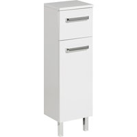Saphir Unterschrank "Quickset Badschrank mit 1 Tür, 1 Schublade, 25 cm breit", Badezimmer-Unterschrank inkl. Türdämpfer, Griffe in Chrom Glanz von Saphir