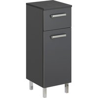Saphir Unterschrank "Quickset Badschrank mit 1 Tür, 1 Schublade, 30 cm breit", Badezimmer-Unterschrank inkl. Türdämpfer, Griffe in Chrom Glanz von Saphir