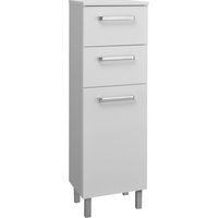 Saphir Unterschrank "Quickset Badschrank mit 1 Tür, 2 Schubladen, 30 cm breit", Badezimmer-Unterschrank inkl. Türdämpfer, Griffe in Chrom Glanz von Saphir