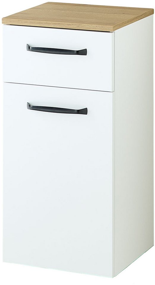 Saphir Unterschrank Unterschrank Quickset 500, Badschrank 32,4 cm, 1 Tür und 1 Schublade Badezimmerschrank, 1 Einlegeboden Saphir Unterschrank Unterschrank Quickset 500, Badschrank 32,4 cm, 1 Tür und 1 Schublade Badezimmerschrank, 1 Einlegeboden von Saphir