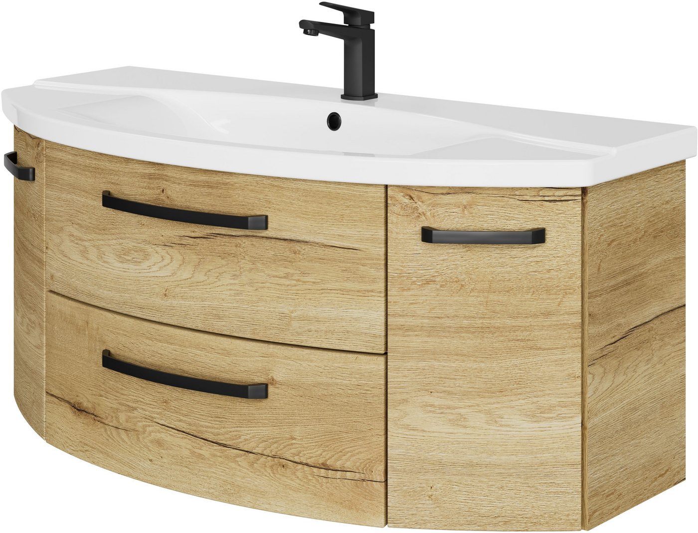 Saphir Waschtisch Serie 4010 Keramik-Waschtisch mit Unterschrank, 120,5 cm breit, Waschplatz mit 2 Türen, 2 Schubladen, Badmöbel-Set mit Waschtisch Saphir Waschtisch Serie 4010 Keramik-Waschtisch mit Unterschrank, 120,5 cm breit, Waschplatz mit 2 Türen, 2 Schubladen, Badmöbel-Set mit Waschtisch von Saphir