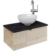 Saphir Waschtisch "Serie 6915 Waschschale mit Unterschrank für Gästebad, Gäste WC" von Saphir