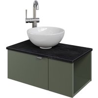 Saphir Waschtisch "Serie 6915 Waschschale mit Unterschrank für Gästebad, Gäste WC" von Saphir