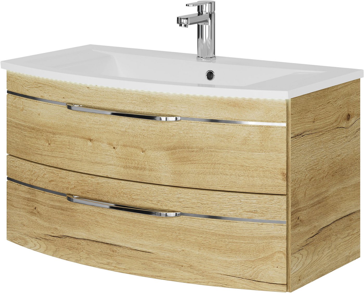 Saphir Waschtisch Serie 7045 Mineralmarmor-Waschtisch und Unterschrank, 91 cm breit, Waschplatz mit 2 Schubladen, Badmöbel Set mit Waschtisch Saphir Waschtisch Serie 7045 Mineralmarmor-Waschtisch und Unterschrank, 91 cm breit, Waschplatz mit 2 Schubladen, Badmöbel Set mit Waschtisch von Saphir