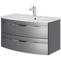 Saphir Waschtisch "Serie 7045 Mineralmarmor-Waschtisch und Unterschrank, 91 cm breit" von Saphir