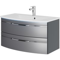 Saphir Waschtisch "Serie 7045 Mineralmarmor-Waschtisch und Unterschrank, 91 cm breit" von Saphir