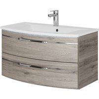 Saphir Waschtisch "Serie 7045 Mineralmarmor-Waschtisch und Unterschrank, 91 cm breit" von Saphir