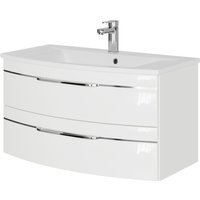 Saphir Waschtisch "Serie 7045 Mineralmarmor-Waschtisch und Unterschrank, 91 cm breit" von Saphir