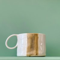 Im Alter Von Moss Keramik Handgemachte Becher Handwerk Geschenk Idee Kaffeetasse Für Sie Einzigartiges Personalisiertes Geburtstag Jubiläum von SaphroniaHandmades