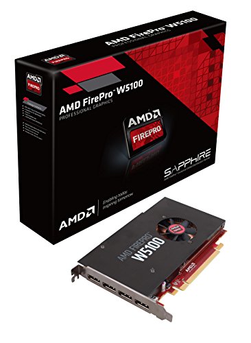 Sapphire AMD Firepro W5100 Professional Grafikkarte (4GB, GDDR5, Quad DP PCI-E) von Sapphire