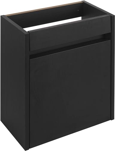 Saqu Florence Waschbeckenunterschrank Gäste WC 40x21,8x50 cm Vormontiert - Eiche Schwarz - Unterschränke fürs Bad, Unterschrank, Waschtischunterschrank, Badezimmerschrank Saqu Florence Waschbeckenunterschrank Gäste WC 40x21,8x50 cm Vormontiert - Eiche Schwarz - Unterschränke fürs Bad, Unterschrank, Waschtischunterschrank, Badezimmerschrank von Saqu