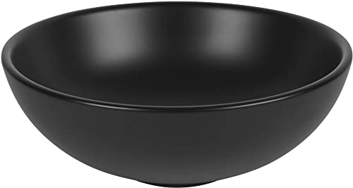 Saqu Soft Aufsatzwaschbecken Waschbecken für Gäste WC Waschplätze in Keramik Waschschale für Badezimmer Waschtisch in Matt Schwarz Saqu Soft Aufsatzwaschbecken Waschbecken für Gäste WC Waschplätze in Keramik Waschschale für Badezimmer Waschtisch in Matt Schwarz von Saqu