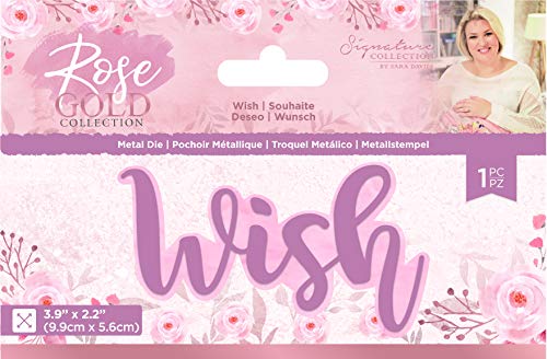 Sara Signature S-RG-MD-WISH Roségold-Kollektion – Metall-Stanzform, silber, Einheitsgröße Sara Signature S-RG-MD-WISH Roségold-Kollektion – Metall-Stanzform, silber, Einheitsgröße von Sara Signature